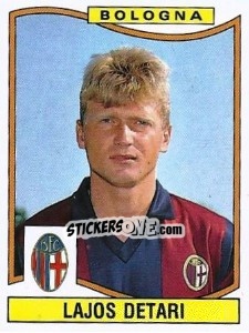 Cromo Lajos Detari - Calciatori 1990-1991 - Panini