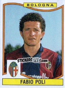 Sticker Fabio Poli - Calciatori 1990-1991 - Panini