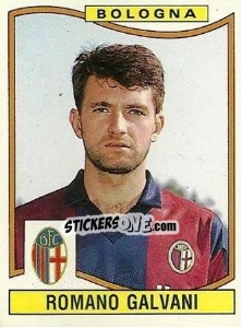 Sticker Romano Galvani - Calciatori 1990-1991 n. 54 - Panini