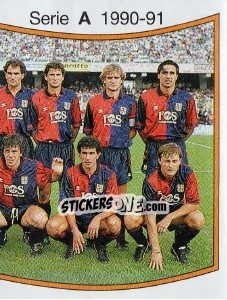 Figurina Squadra - Calciatori 1990-1991 - Panini