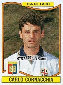 Sticker Carlo Cornacchia - Calciatori 1990-1991 - Panini