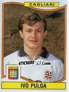 Cromo Ivo Pulga - Calciatori 1990-1991 - Panini