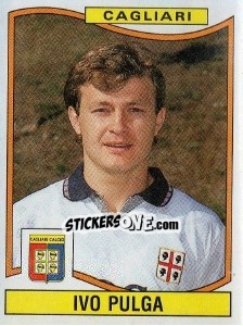 Sticker Ivo Pulga - Calciatori 1990-1991 n. 64 - Panini