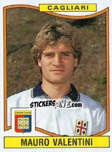 Figurina Mauro Valentini - Calciatori 1990-1991 - Panini