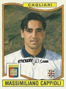 Sticker Massimiliano Cappioli - Calciatori 1990-1991 n. 67 - Panini