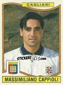 Figurina Massimiliano Cappioli - Calciatori 1990-1991 - Panini