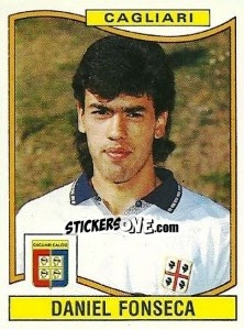 Figurina Daniel Fonseca - Calciatori 1990-1991 - Panini