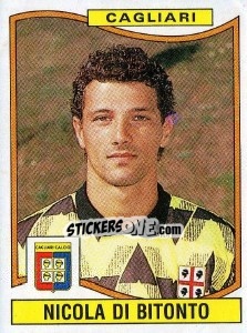 Sticker Nicola Di Bitonto - Calciatori 1990-1991 n. 72 - Panini