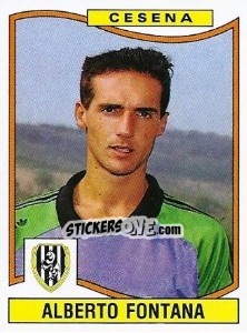 Figurina Alberto Fontana - Calciatori 1990-1991 - Panini