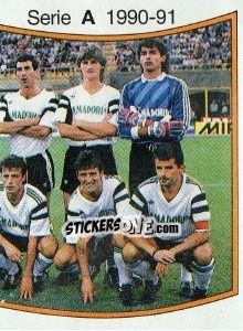Figurina Squadra - Calciatori 1990-1991 - Panini