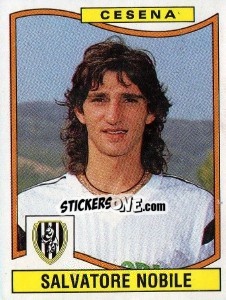 Sticker Salvatore Nobile - Calciatori 1990-1991 n. 82 - Panini
