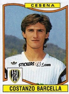 Sticker Costanzo Barcella - Calciatori 1990-1991 n. 84 - Panini