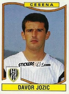 Sticker Davor Jozic - Calciatori 1990-1991 n. 85 - Panini