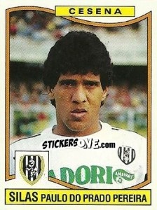 Sticker Silas Paulo Do Prado Pereira - Calciatori 1990-1991 n. 87 - Panini