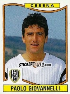 Sticker Paolo Giovannelli - Calciatori 1990-1991 n. 89 - Panini