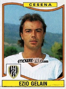 Sticker Ezio Gelain - Calciatori 1990-1991 n. 92 - Panini