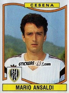 Sticker Mario Ansaldi - Calciatori 1990-1991 - Panini