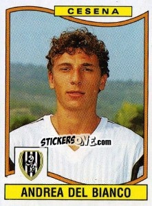 Sticker Andrea Del Bianco - Calciatori 1990-1991 n. 94 - Panini