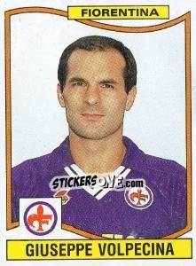 Cromo Giuseppe Volpecina - Calciatori 1990-1991 - Panini