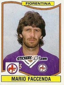 Sticker Mario Faccenda - Calciatori 1990-1991 - Panini