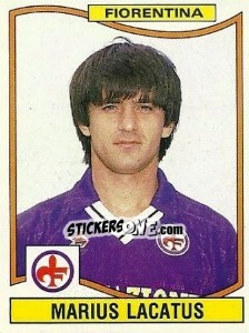 Sticker Marius Lacatus - Calciatori 1990-1991 n. 105 - Panini