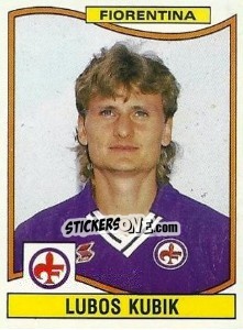 Sticker Lubos Kubik - Calciatori 1990-1991 n. 106 - Panini