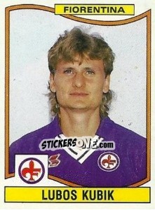 Figurina Lubos Kubik - Calciatori 1990-1991 - Panini