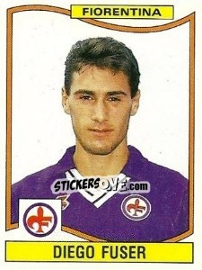 Figurina Diego Fuser - Calciatori 1990-1991 - Panini