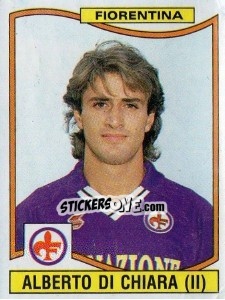 Cromo Alberto Di Chiara - Calciatori 1990-1991 - Panini