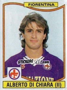 Sticker Alberto Di Chiara - Calciatori 1990-1991 n. 109 - Panini