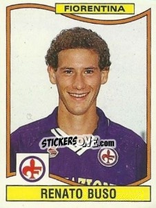 Sticker Renato Buso - Calciatori 1990-1991 - Panini