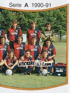 Sticker Squadra - Calciatori 1990-1991 n. 118 - Panini