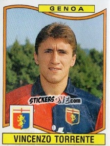 Sticker Vincenzo Torrente - Calciatori 1990-1991 n. 119 - Panini