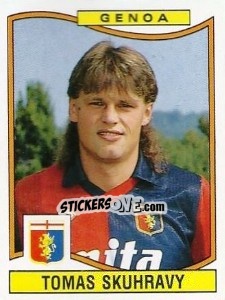 Sticker Tomas Skuhravy - Calciatori 1990-1991 n. 127 - Panini