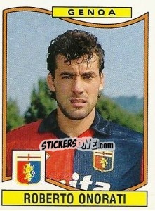 Sticker Roberto Onorati - Calciatori 1990-1991 n. 128 - Panini