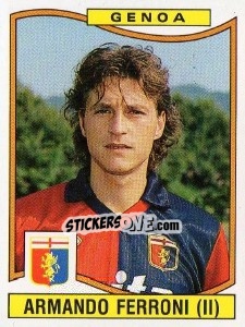 Sticker Armando Ferroni - Calciatori 1990-1991 n. 130 - Panini
