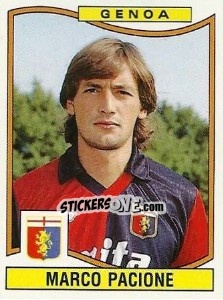 Figurina Marco Pacione - Calciatori 1990-1991 - Panini