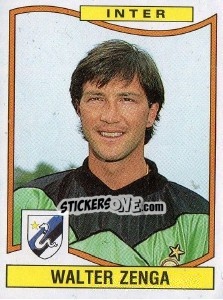 Figurina Walter Zenga - Calciatori 1990-1991 - Panini