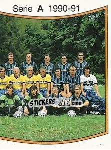 Figurina Squadra - Calciatori 1990-1991 - Panini