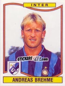 Figurina Andreas Brehme - Calciatori 1990-1991 - Panini