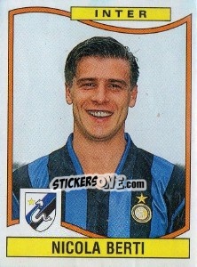 Sticker Nicola Berti - Calciatori 1990-1991 - Panini