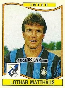 Sticker Lothar Matthäus - Calciatori 1990-1991 n. 146 - Panini