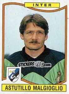 Figurina Astutillo Malgioglio - Calciatori 1990-1991 - Panini