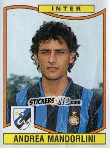 Sticker Andrea Mandorlini - Calciatori 1990-1991 - Panini