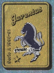 Sticker Scudetto - Calciatori 1990-1991 n. 153 - Panini