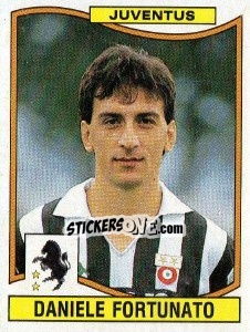 Cromo Daniele Fortunato - Calciatori 1990-1991 - Panini