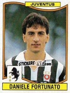 Sticker Daniele Fortunato - Calciatori 1990-1991 n. 159 - Panini