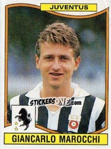 Sticker Giancarlo Marocchi - Calciatori 1990-1991 n. 163 - Panini