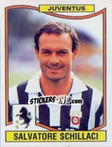 Figurina Salvatore Schillaci - Calciatori 1990-1991 - Panini