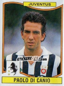 Sticker Paolo Di Canio - Calciatori 1990-1991 n. 166 - Panini